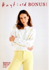 Knitting Pattern - Hayfield 10609 - Bonus Aran - Cardigan